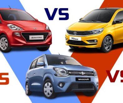 Wagon R vs Tiago vs Santro